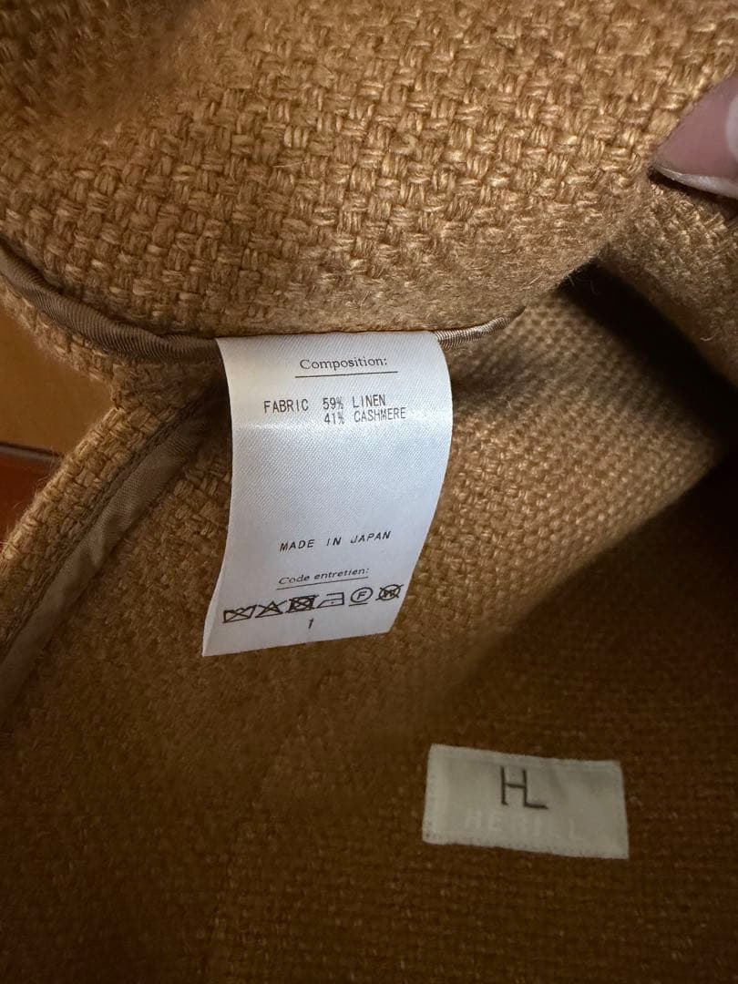 トップス 25AW HERILL Cashmere Linen Chimayo Vest