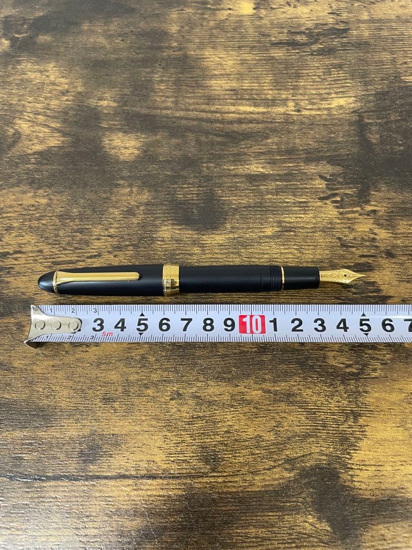 未使用に近い　梨地　21k 字幅M セーラー　万年筆