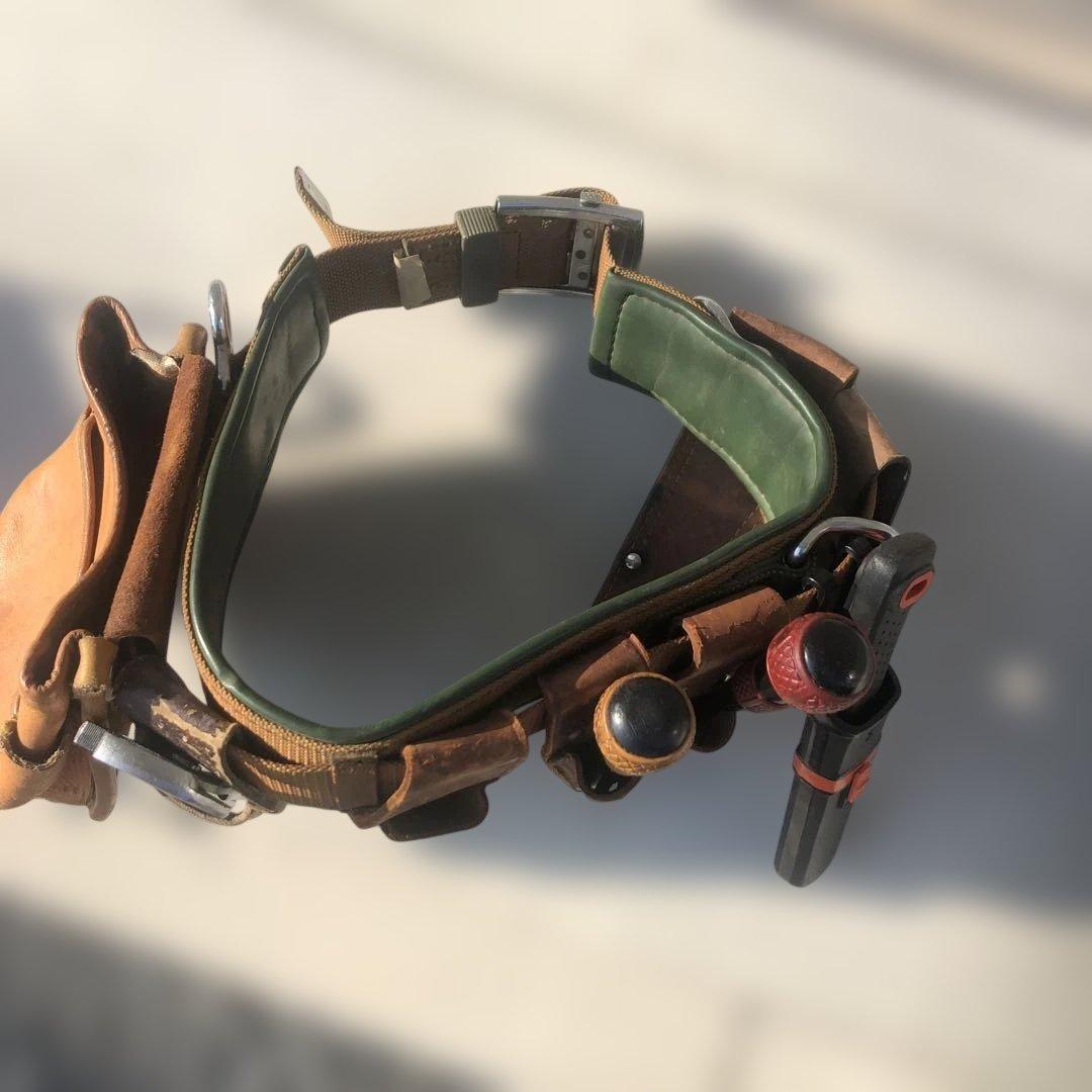 腰道具　一式　ドライバー　電工ナイフ　レンチ付き