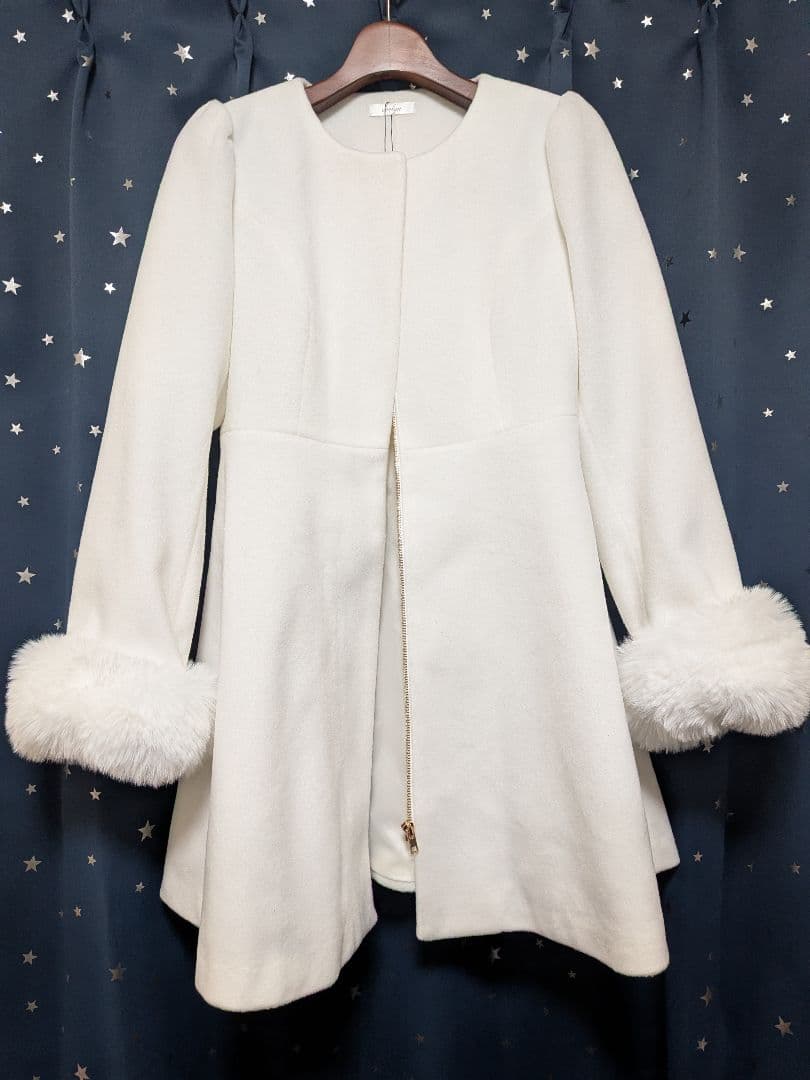 evelyn リボンティペットコート Sサイズ ホワイト 量産型