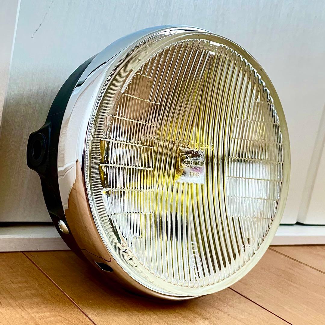 極美品 シビエ 凹み ヘッドライト 当時物 CIBIE