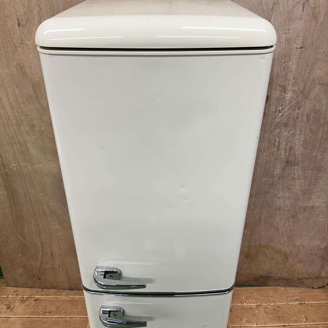 713 2023年製　レトロデザイン　冷蔵庫　単身用　130L 小型　一人暮らし