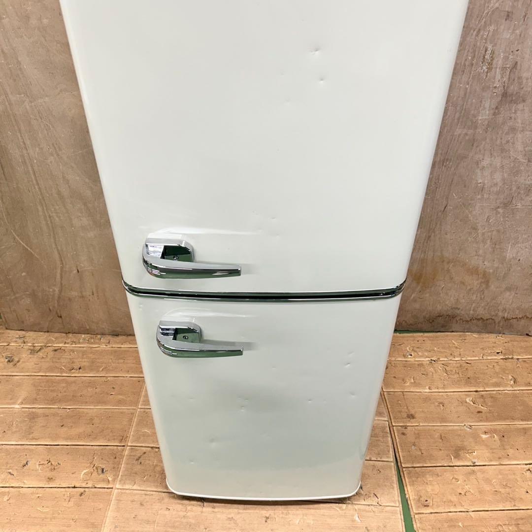 713 2023年製　レトロデザイン　冷蔵庫　単身用　130L 小型　一人暮らし