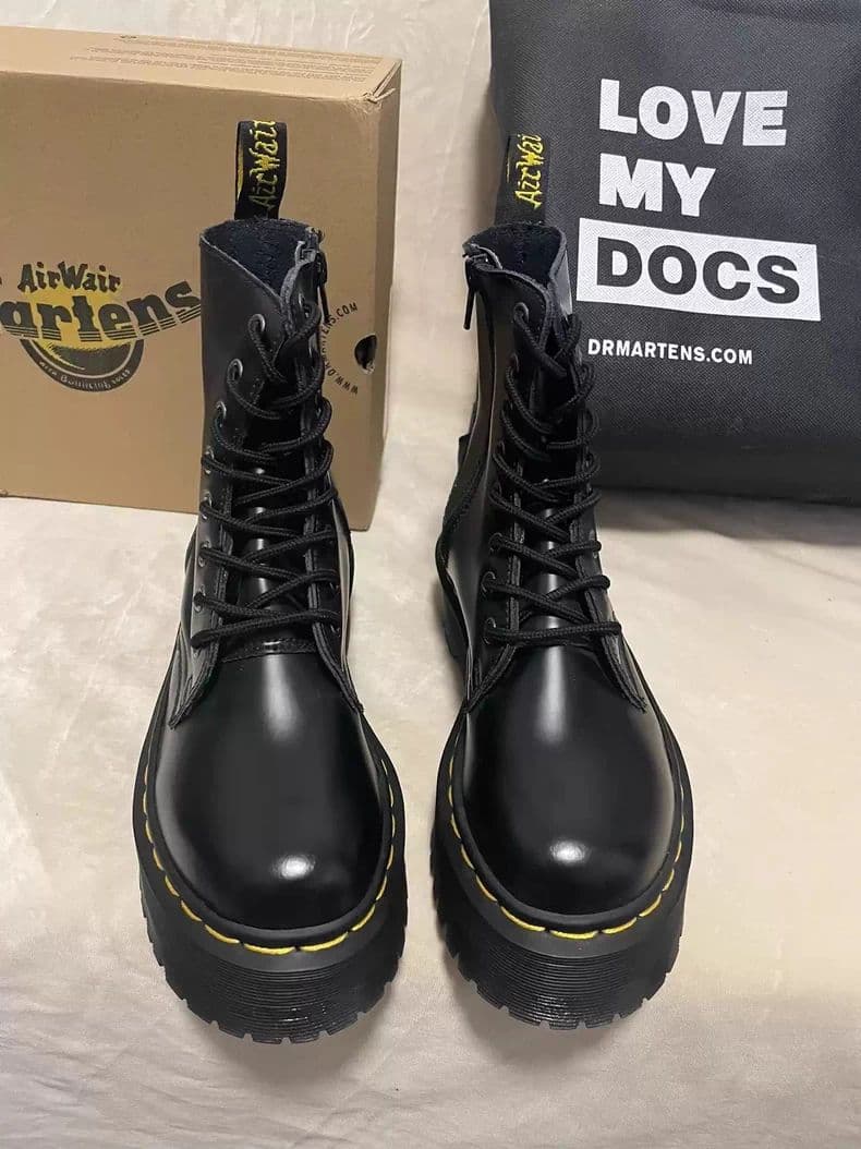 Dr.Martens 厚底 8穴 ハイカット マーチンブーツ レディース24cm