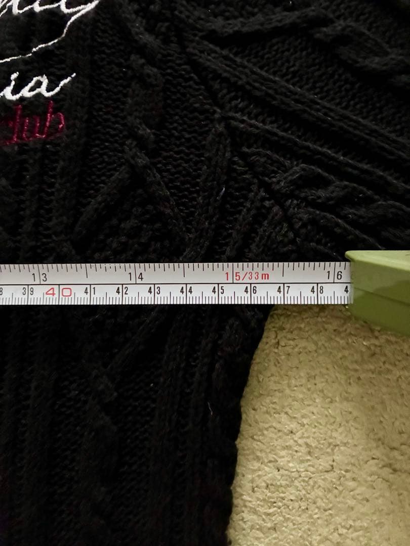 Gotcha Golf ゴルフ フルジップ 黒 M 刺繍ロゴ