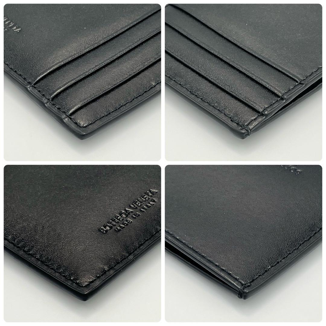 【美品】BOTTEGA VENETA カセット クレジットカードケース ブラック