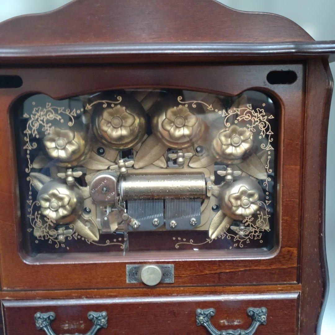 Sankyo オルゴールジュエリーボックス　美しき青きドナウ　アンティーク