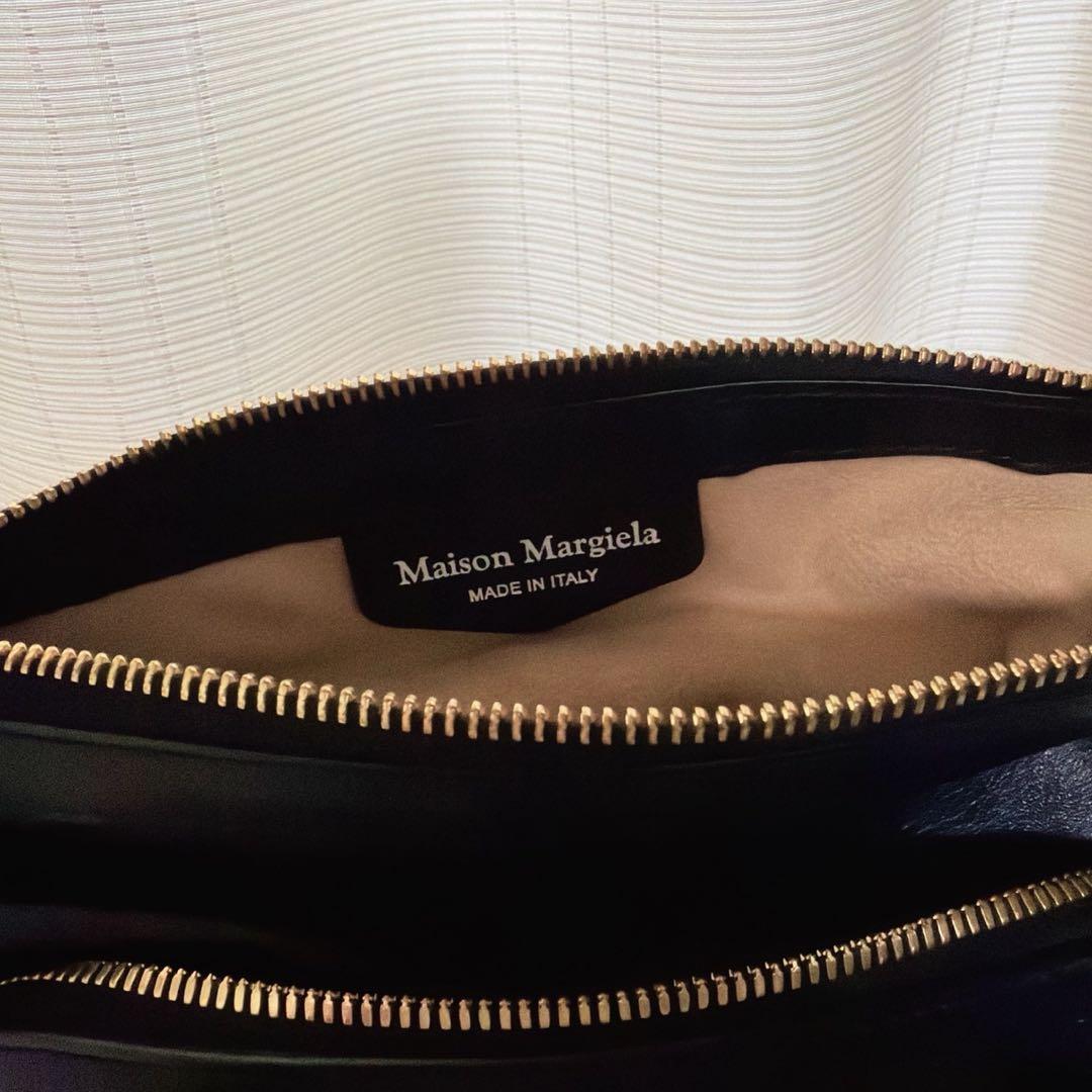 メゾンマルジェラ　5AC ミニ　ショルダーバッグ オールレザー ゴールド