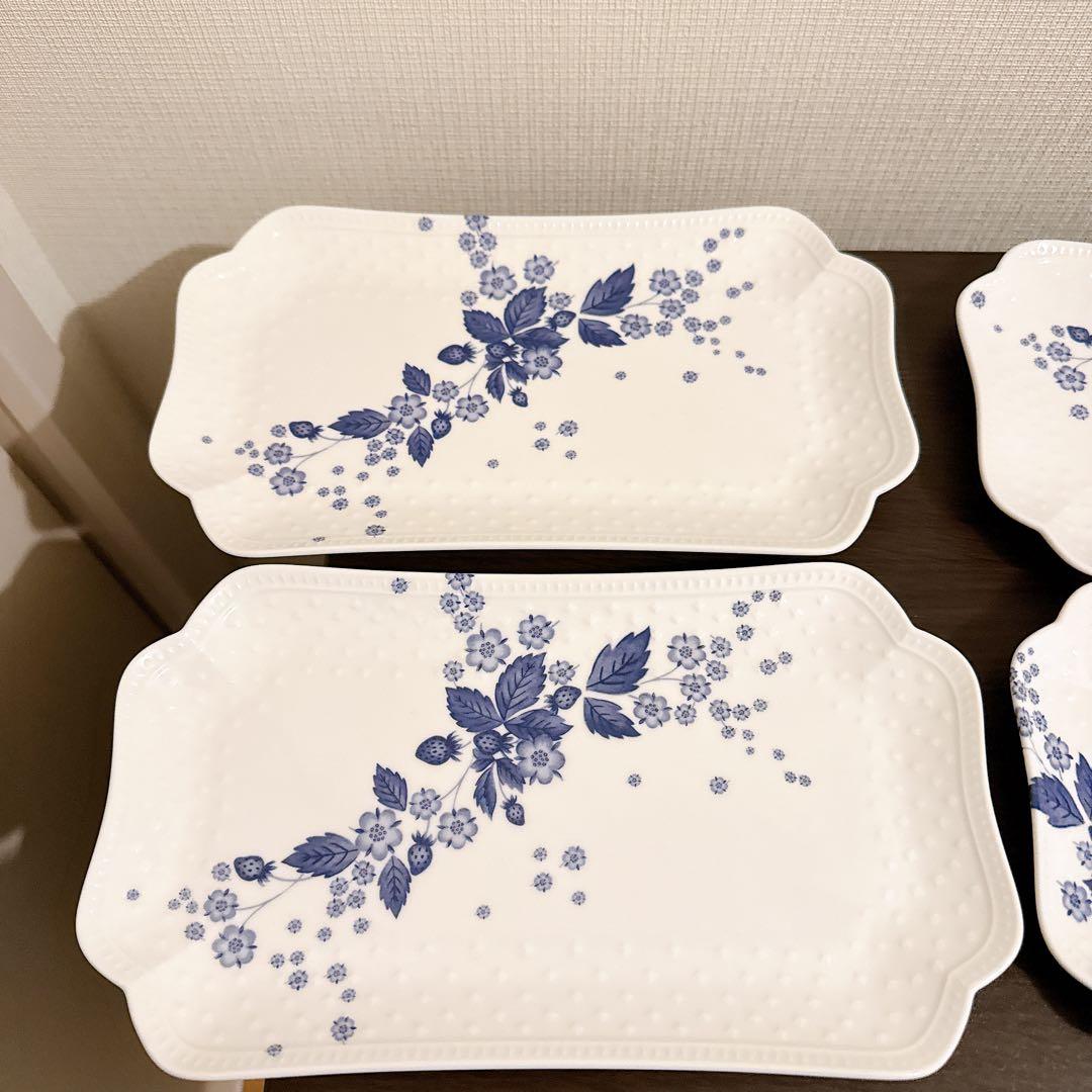 ウェッジウッド　ストロベリーブルーム　インディゴ　セット