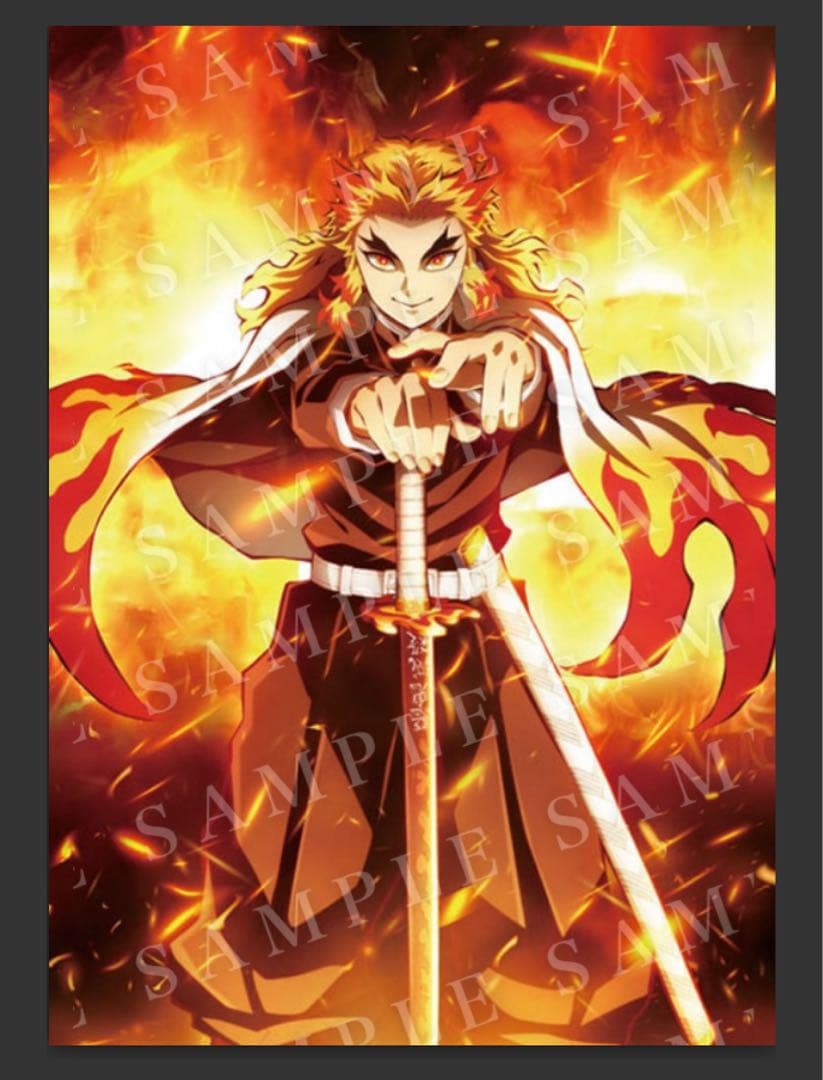 新品未開封　無限列車編 ノンクレジットキービジュアルポスター B2 4枚セット