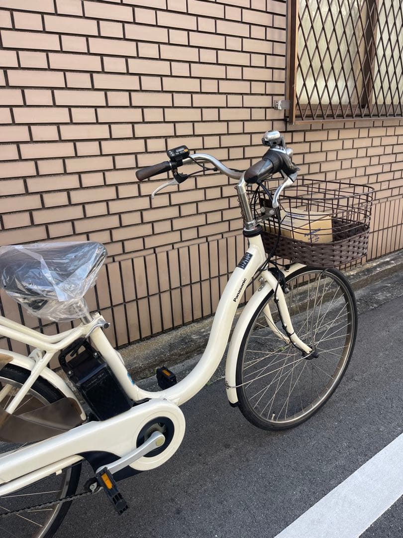 16ahホワイトパナソニック26インチ電動アシスト自転車