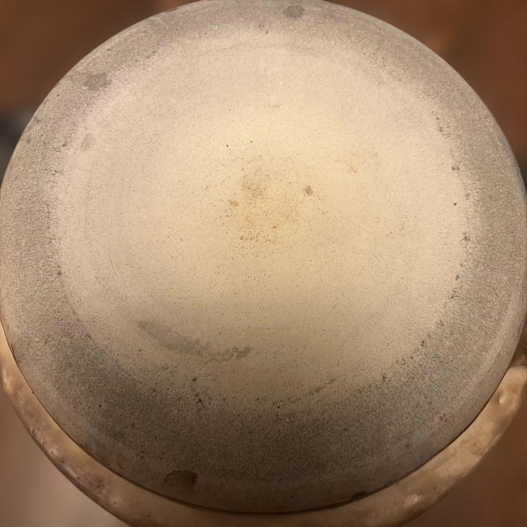 【友野】中垣連次 美濃焼 黒織部 手造り土鍋 逸品作