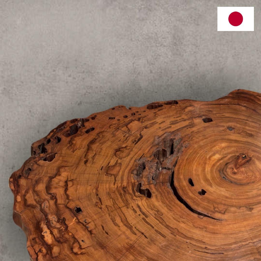最終値下げ【世界遺産 屋久杉使用】推定100年杉 輪切り座卓 アンティーク家具
