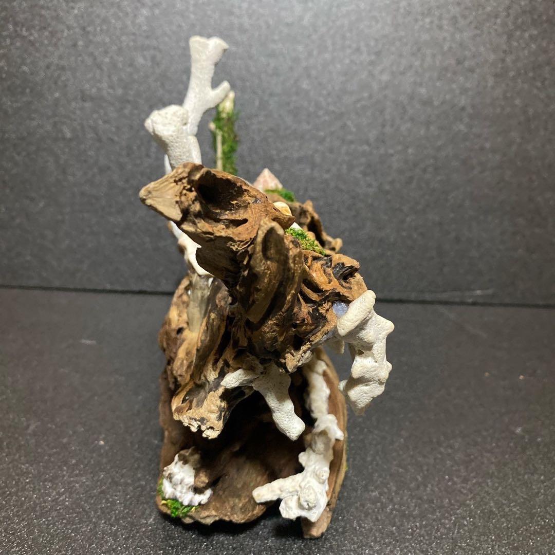 流木アート⚫︎ 恐竜 インテリア サンゴ 一点モノ