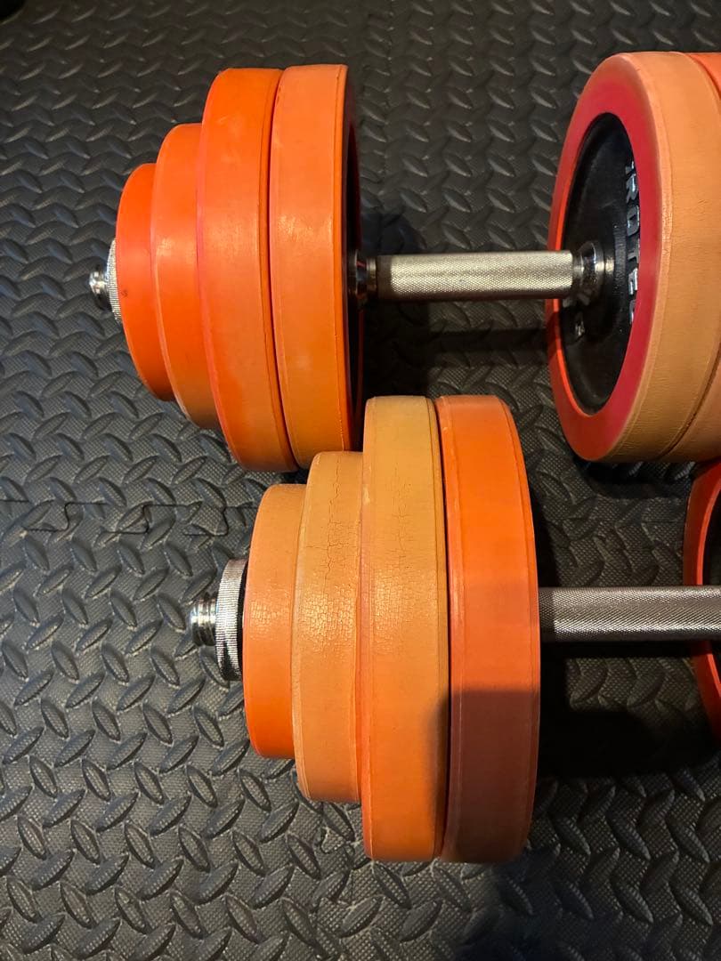 名古屋市引取60㌔IROTEC ダンベル30×2個セットインクラインベンチ付き