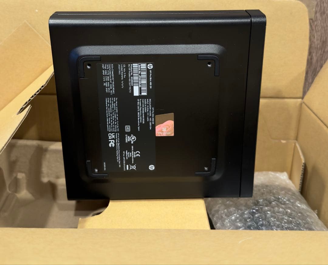 Windowsデスクトップ HP Pro Mini 400 G9 i5-14500T 16GB 512GB