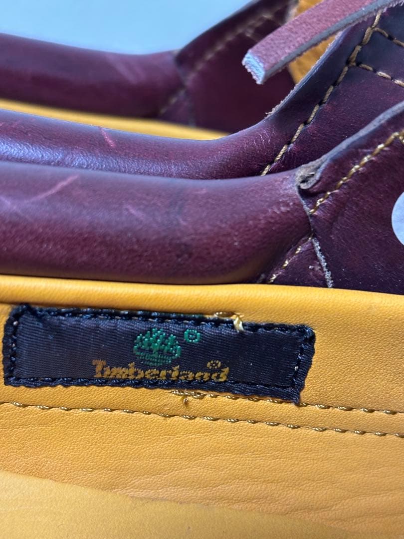 Timberland 3eye バーガンディ　実質27㌢前後です‼️