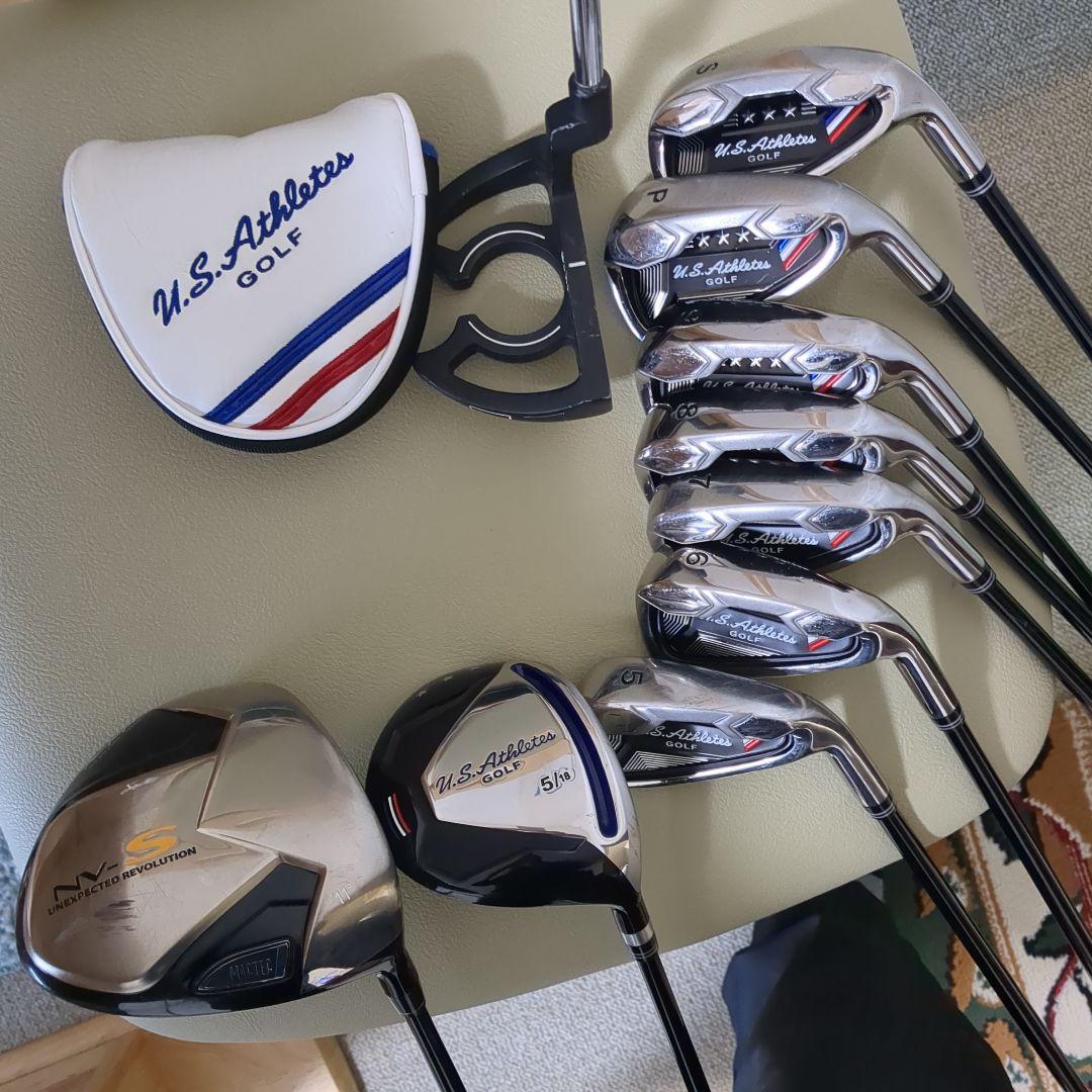フルセットドライバー他アイアン5〜Pw　Ｓｗセット テーラーメイドキャディバッグ