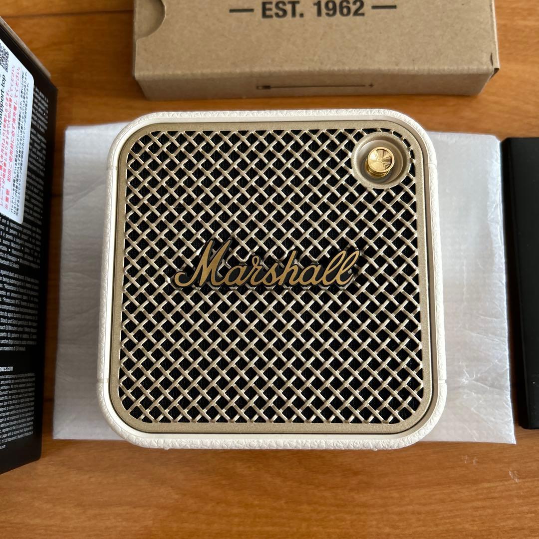 Marshall WILLEN II Bluetoothスピーカー　クリーム