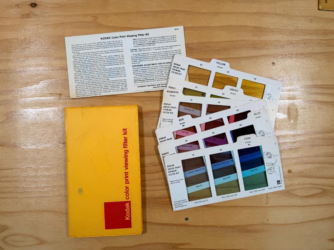 フィルムカメラ KODAK Color Print Viewing Filter Kit