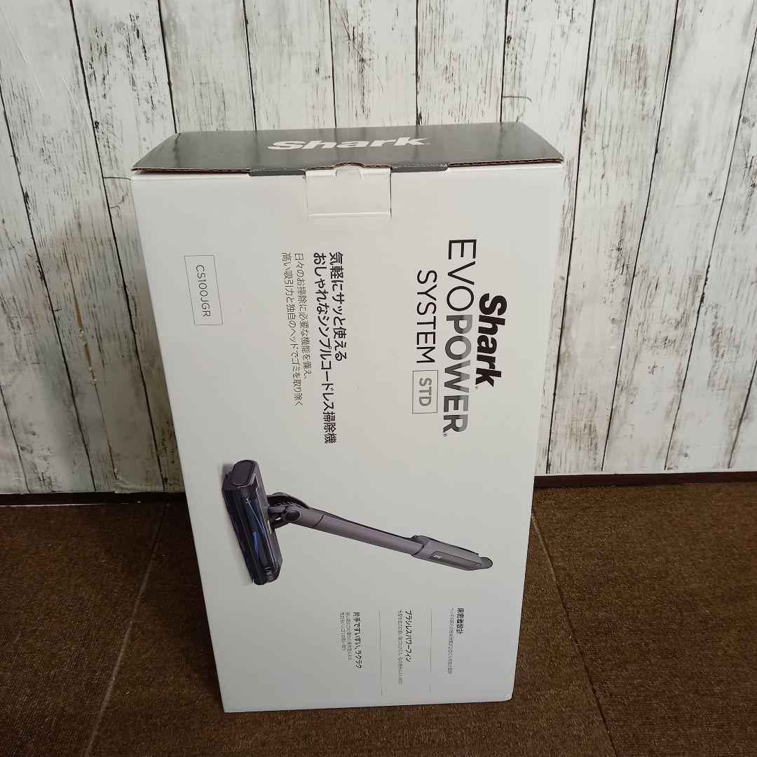 【新品・未使用】シャーク　コードレススティッククリーナーCS100JGR