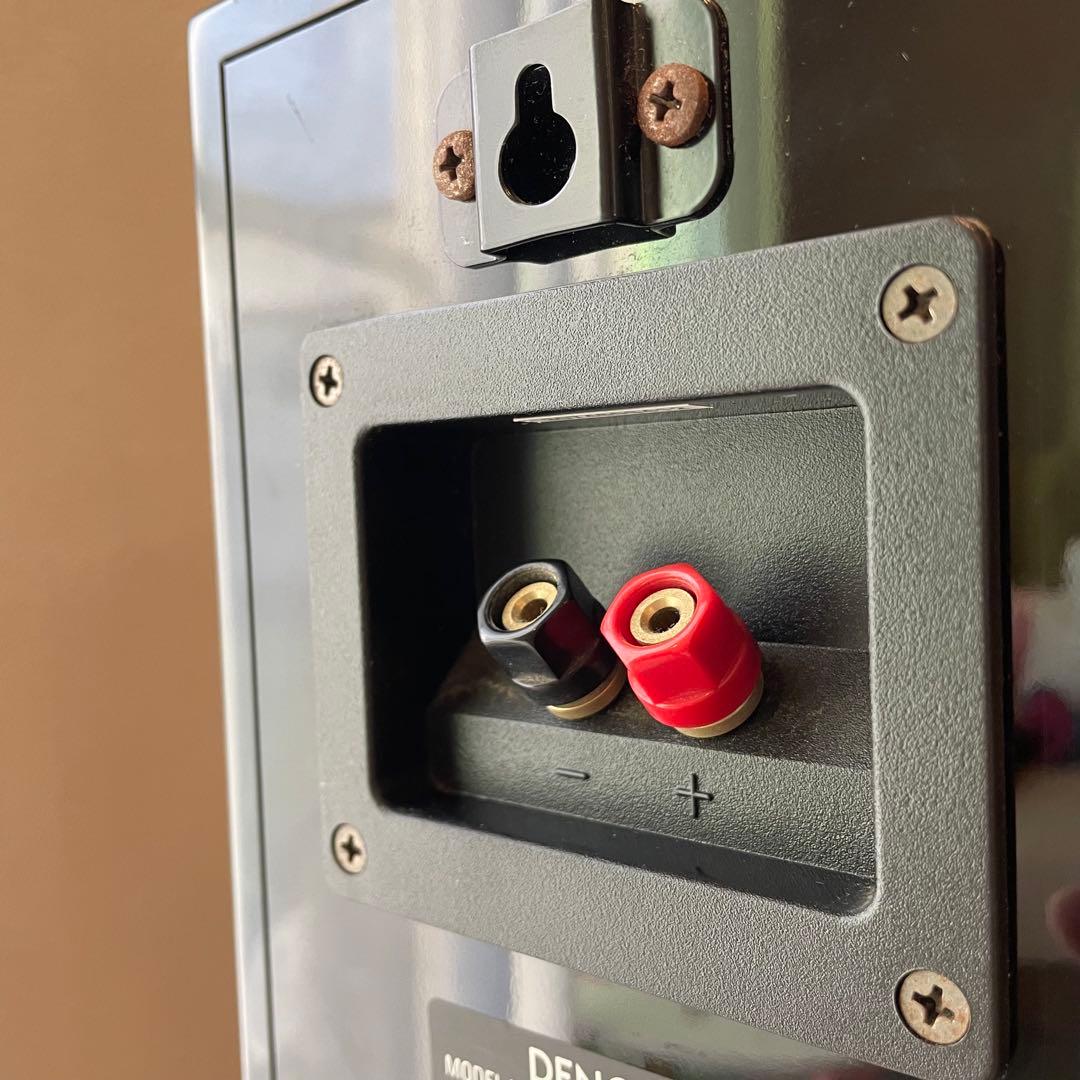 【DENON】センタースピーカー+ブックシェルフスピーカー ペア ピアノブラック