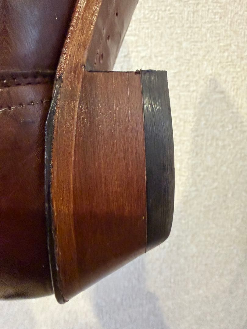 ブラウン Boulet ジッパー付き ウエスタンブーツ US 11