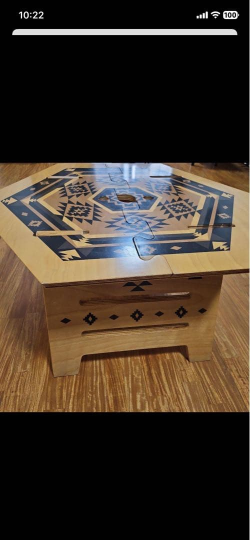 The Arth ざぁーッス　ヘキサテーブル　持ち運び紐付き