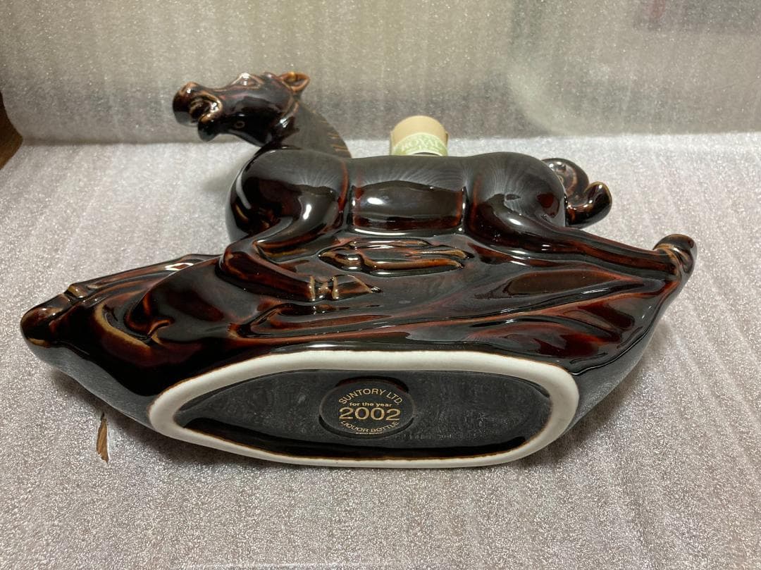 未開封】サントリーウイスキー ローヤル １２年 干支ボトル 午歳 馬 2002年