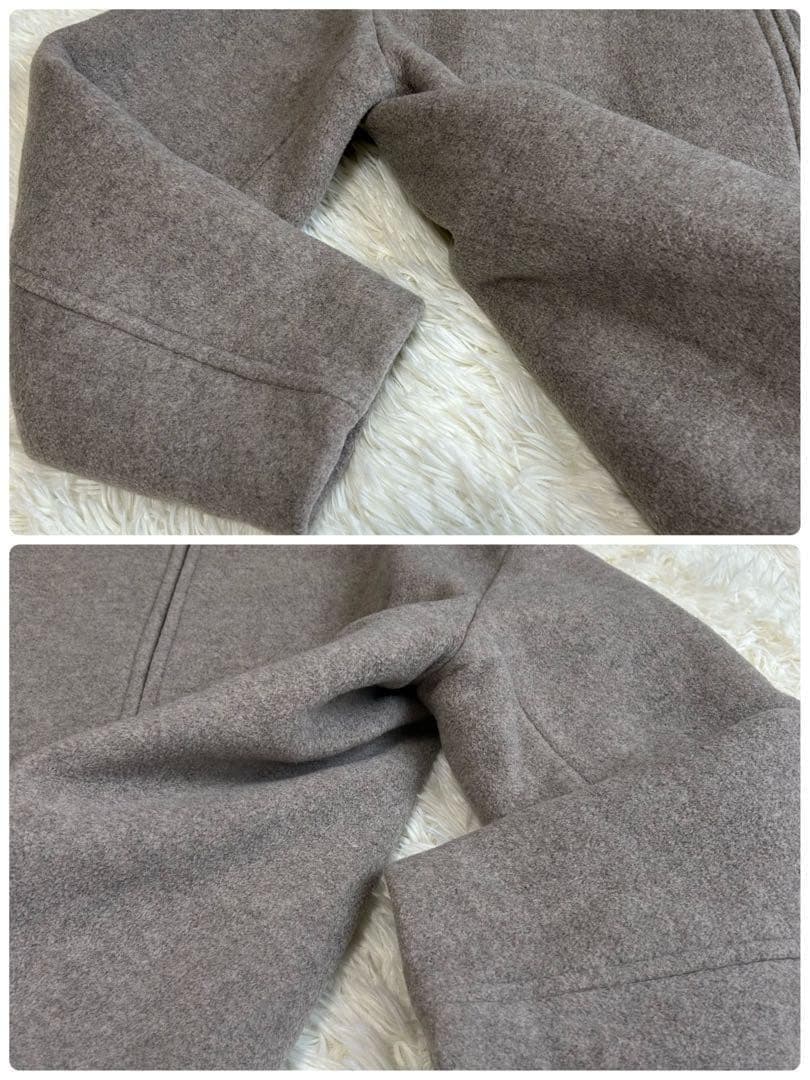 ✨美品✨大人気 ノーブル MTRカラーレスジップショートコート 近年モデル 38