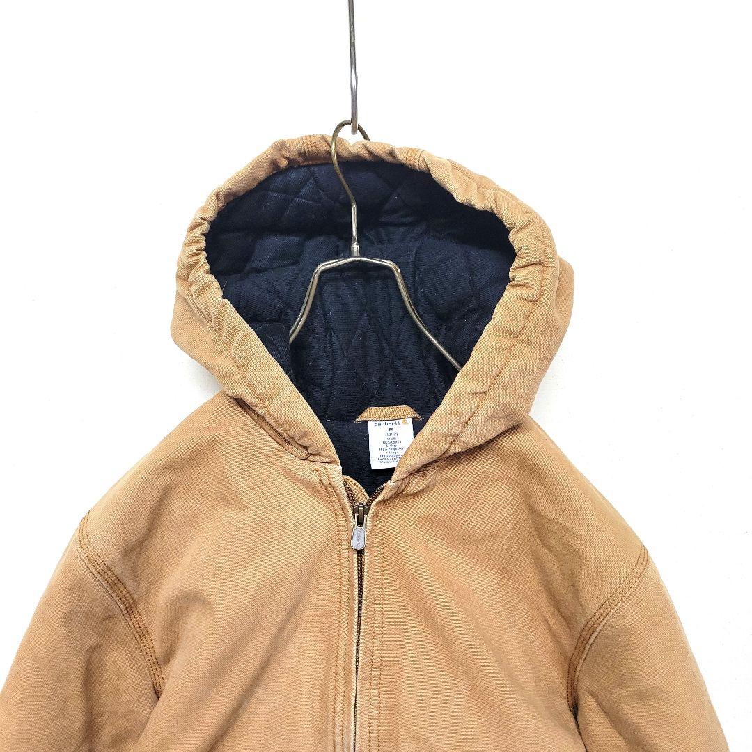 希少 Carhartt アクティブジャケット ダックパーカー kids キャメル