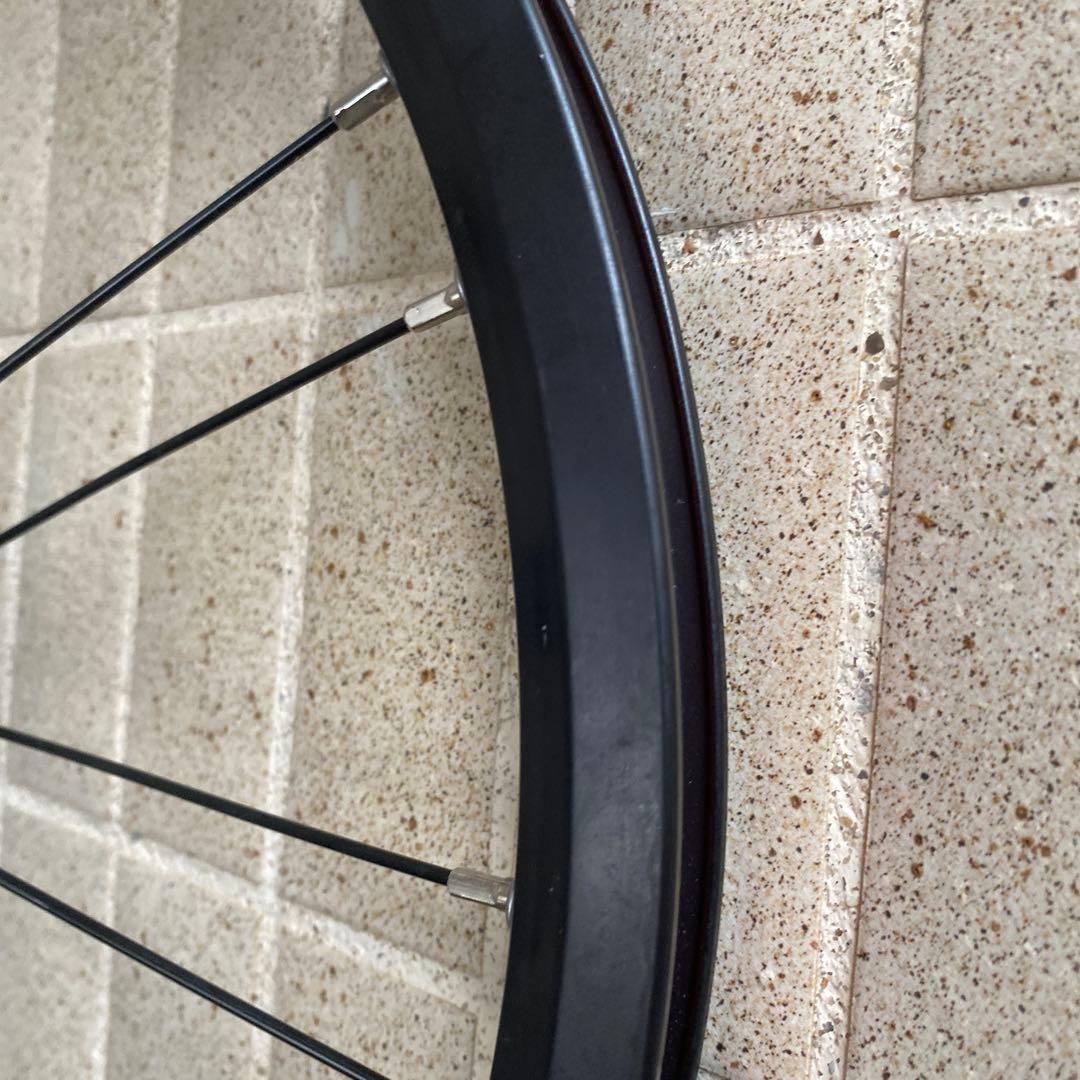 ブラックリム 完組ホイール シマノフリー 20インチ406 ダホン 値下げ