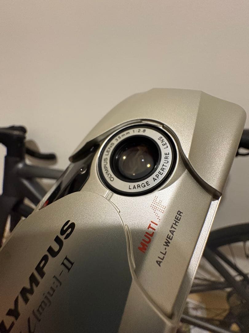 動作確認済み 極上美品olympus μ[mju:]-Ⅱ mju ii