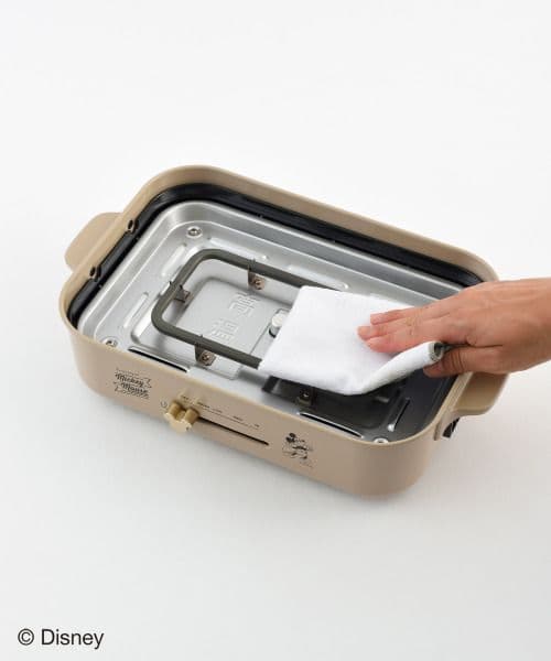 【未開封品】ブルーノ×ディズニー ホットプレートセット ベージュ系