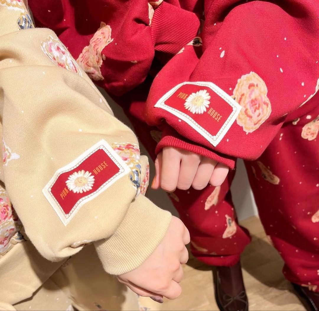 little sunny bite×PINK HOUSE コラボ　スウェット