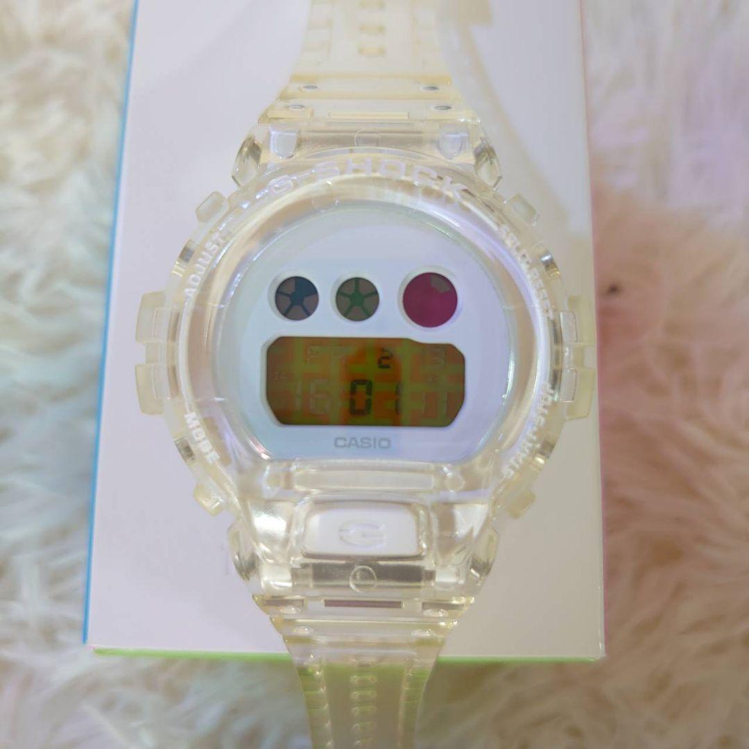 【極美品 】CASIO G-SHOCK DW-6900 腕時計 クリア