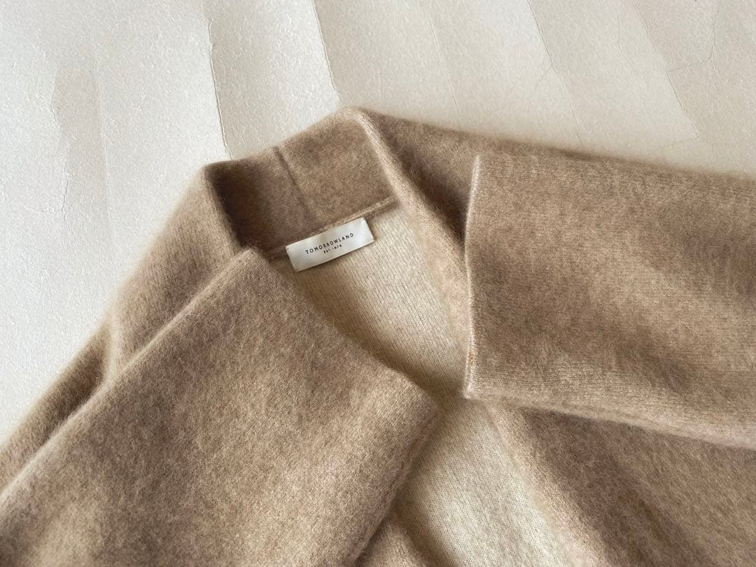 トゥモローランドTOMORROWLANDラクーンヘアリーWフェイスコーディガン