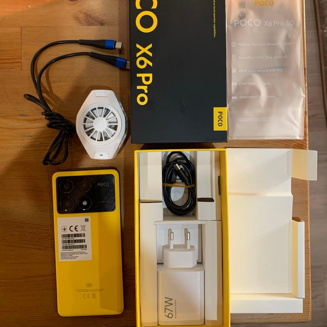 格安★早い者勝ち！ゲーミングスマホPOCO X6 PRO 8/256 ！！