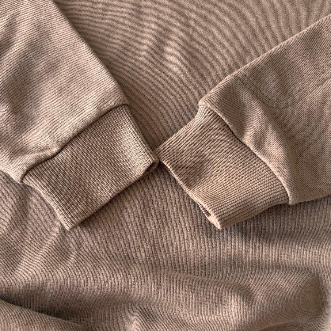 FRED PERRY ジッパーポケット スウェット　トレーナー　カーキ　M