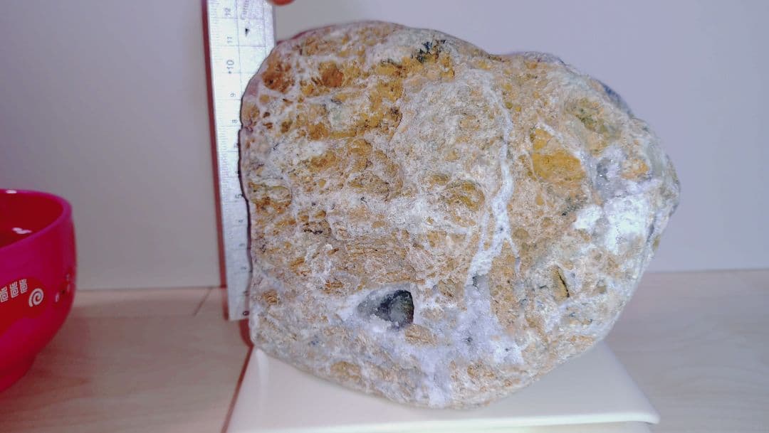 瑪瑙 ジオード 原石 海石 糸魚川産 2851g