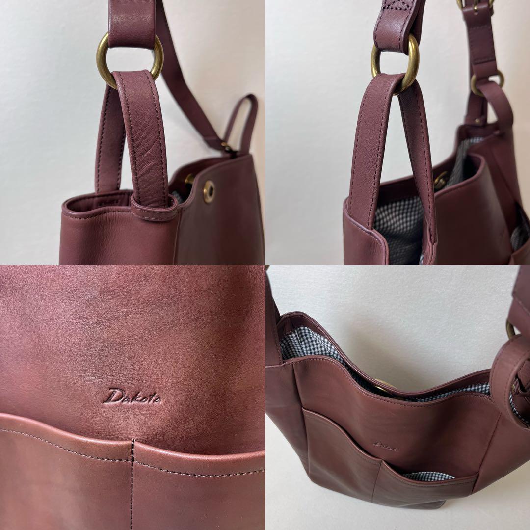 ☆極美品☆ 完売品 ゆべし ダコタ コラボ ガトー ショルダーバッグ チョコ