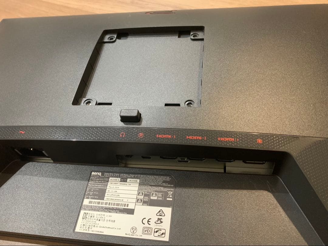 BenQ ZOWIE XL2540K ゲーミングモニター　美品