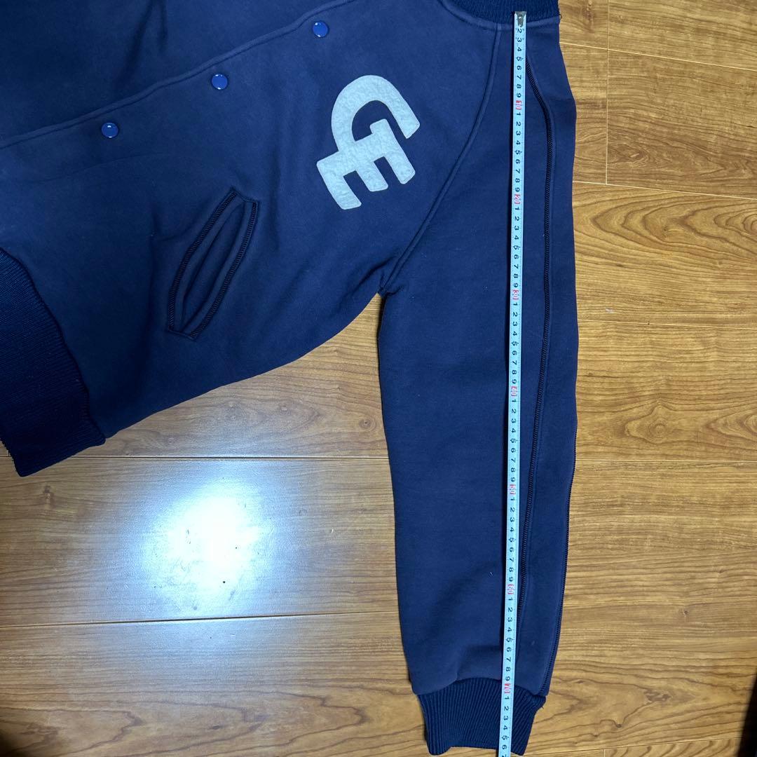 グッドイナフ　スウェットスタジャン　GOOD ENOUGH ネイビー