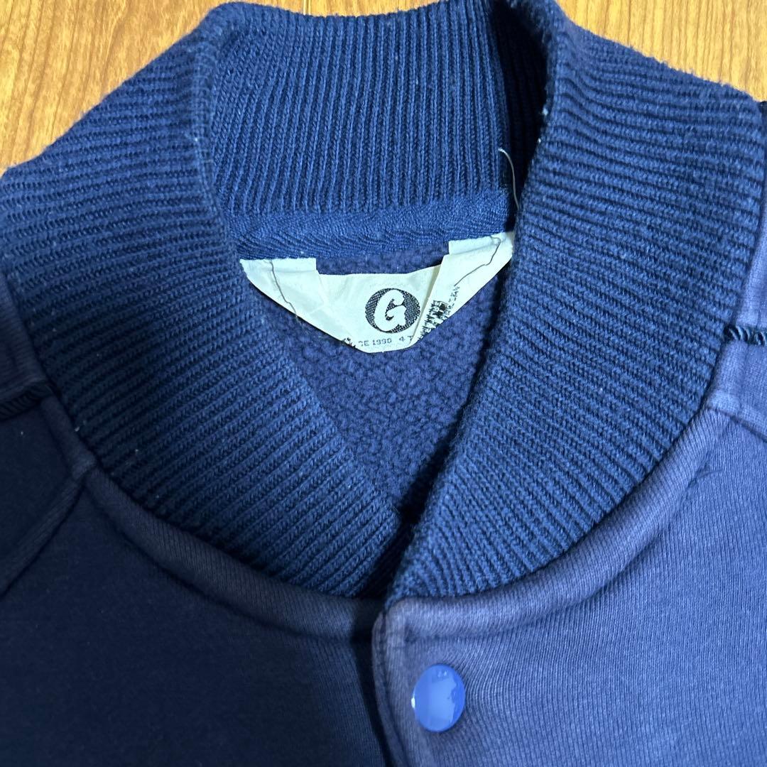 グッドイナフ　スウェットスタジャン　GOOD ENOUGH ネイビー