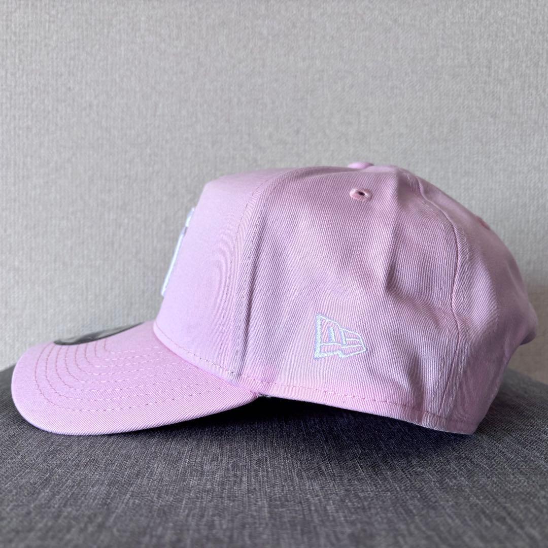 【海外限定】ニューエラ ニューヨークヤンキース 9FORTY Aフレーム ピンク