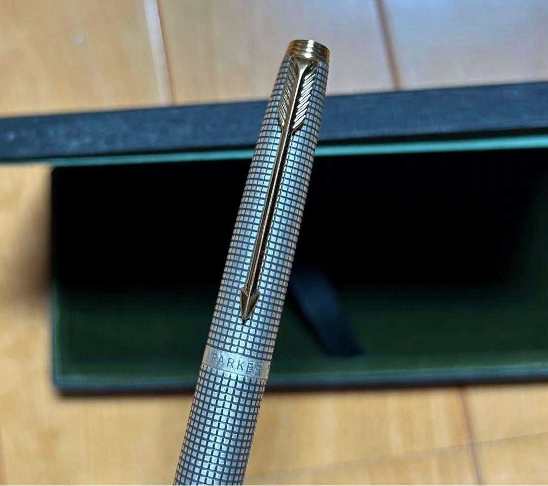 PARKER 75 シズレ 初期モデル スターリングシルバー × 14金　未使用