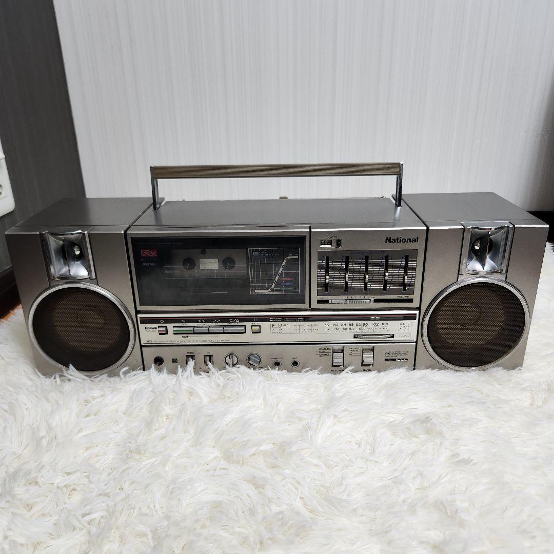【動作確認済み】National RX-C45 ラジカセ カセットデッキ