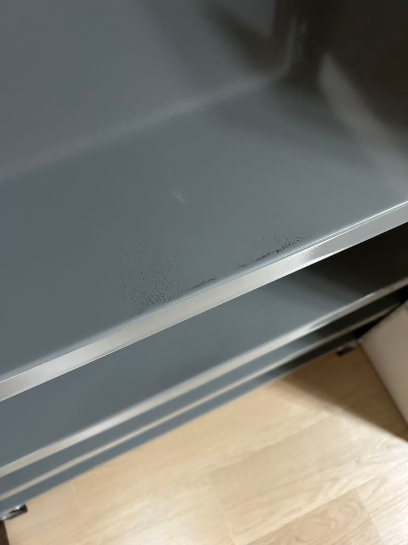 D&DEPARTMENTの工業用スチールシェルフ　グレー4段