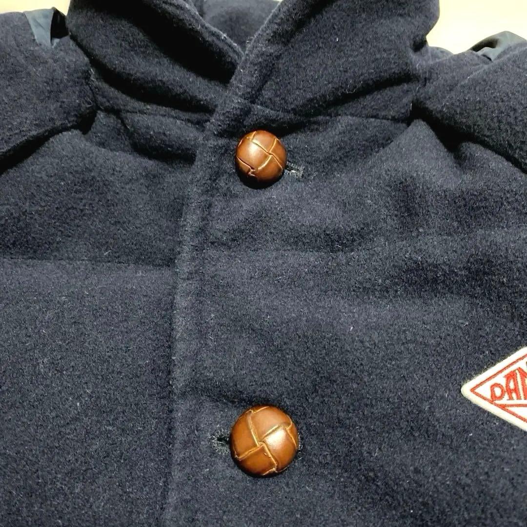 美品！DANTON×BEAMS ウールモッサ ダウンフード付きベスト 42 別注