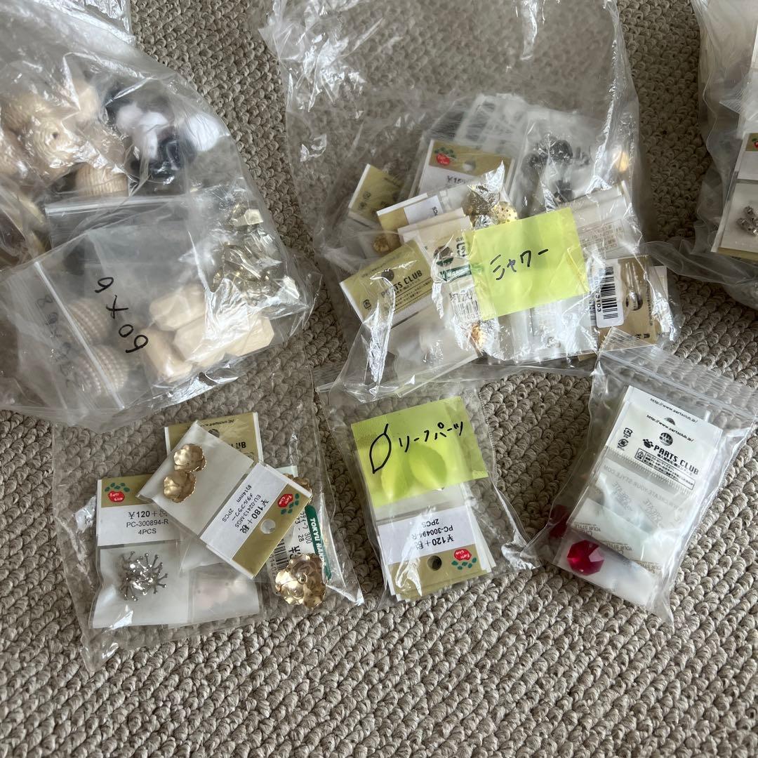 アクセサリー制作ツールと材料セットまとめ売り